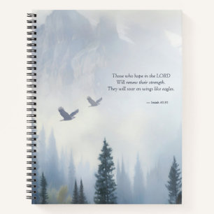 Cuaderno de Escrituras Alas de Águila Isaías 40:31