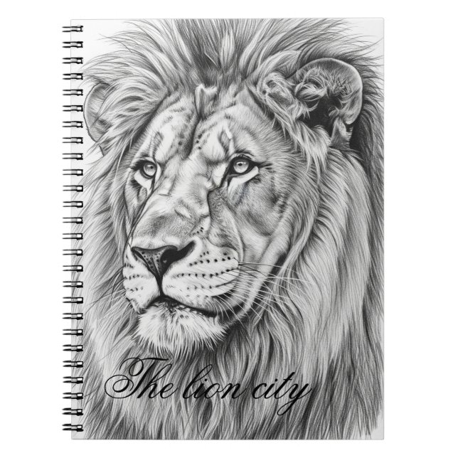 Cuaderno de escuela del Rey de la Selva" (Frente)