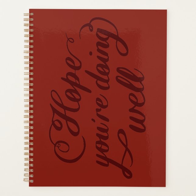 Cuaderno de 'Espero que Estés Bien' (Anverso)