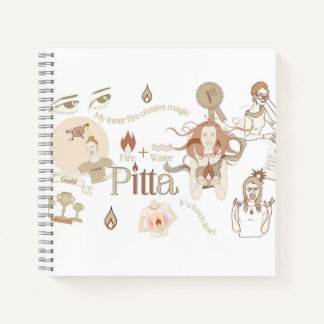 Cuaderno de espiral Ayurveda Pitta Dosha