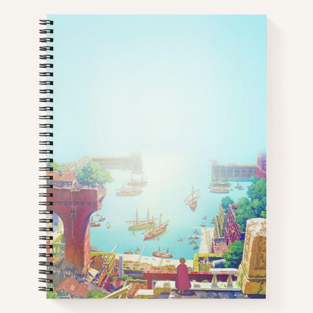 Cuaderno de espiral de 8.5" x 11" (Anverso)