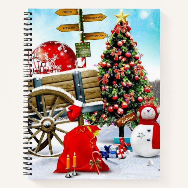 Cuaderno de espiral de 8.5" x 11" (Anverso)