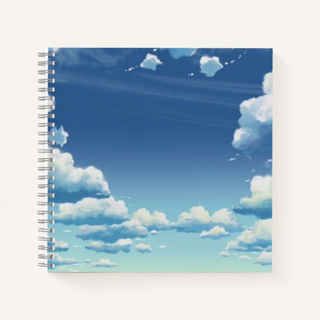 Cuaderno de espiral de 8.5" x 8.5" (Anverso)