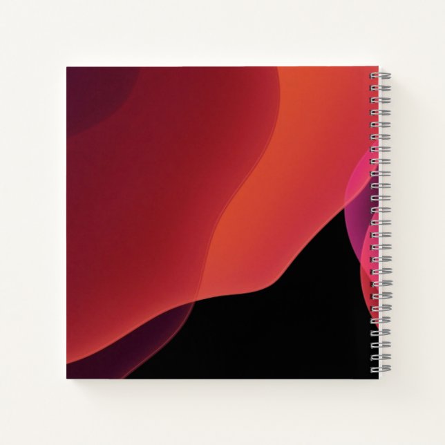 Cuaderno de espiral de 8.5" x 8.5" (Reverso)