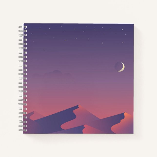 Cuaderno de espiral de 8.5" x 8.5" (Anverso)