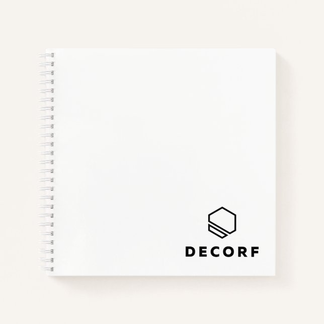 Cuaderno de espiral de 8.5" x 8.5" (Anverso)