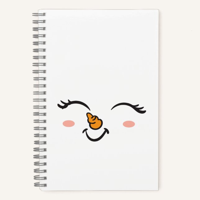 Cuaderno de espiral de 8.5" x 8.5" (Anverso)