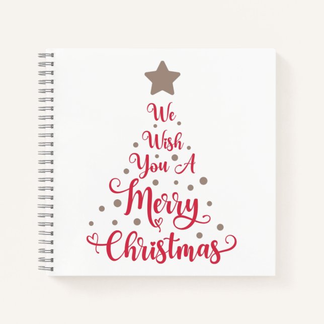 Cuaderno de espiral de 8.5" x 8.5" (Anverso)