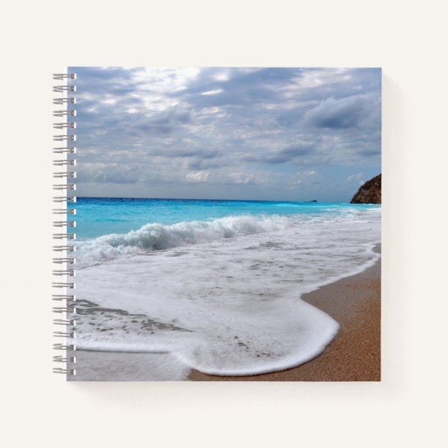 Cuaderno de espiral de 8.5" x 8.5" (Anverso)