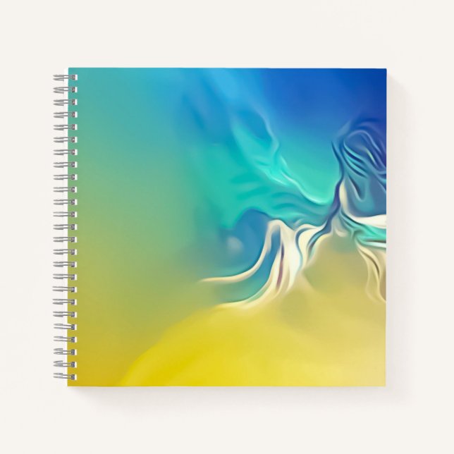 Cuaderno de espiral de 8.5" x 8.5" (Anverso)