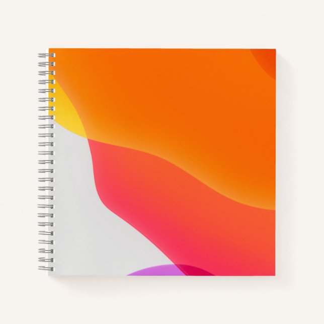 Cuaderno de espiral de 8.5" x 8.5" (Anverso)