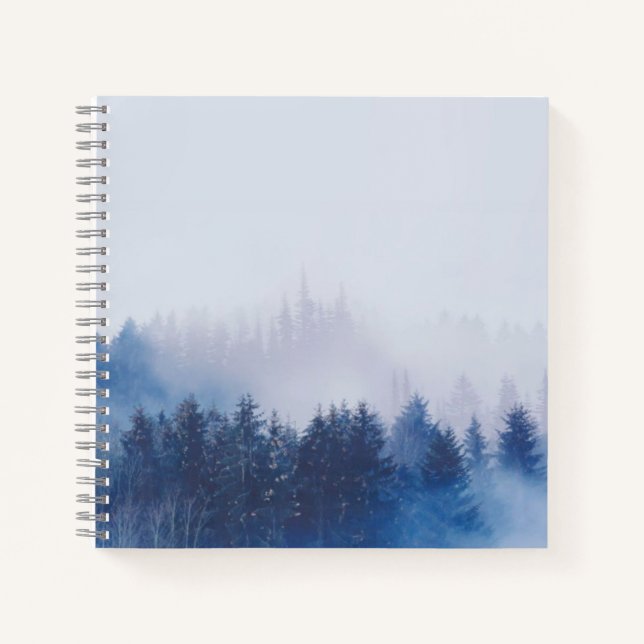 Cuaderno de espiral de 8.5" x 8.5" (Anverso)