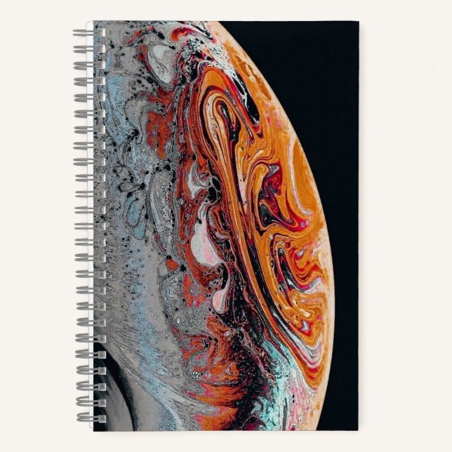 Cuaderno de espiral de 8.5" x 8.5" (Anverso)