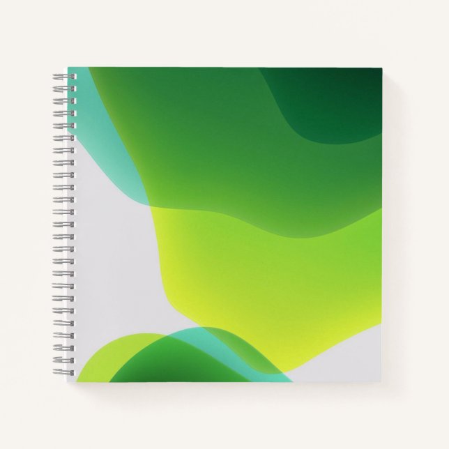 Cuaderno de espiral de 8.5" x 8.5" (Anverso)