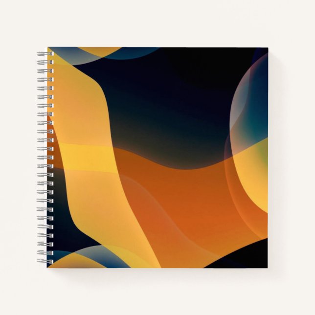 Cuaderno de espiral de 8.5" x 8.5" (Anverso)