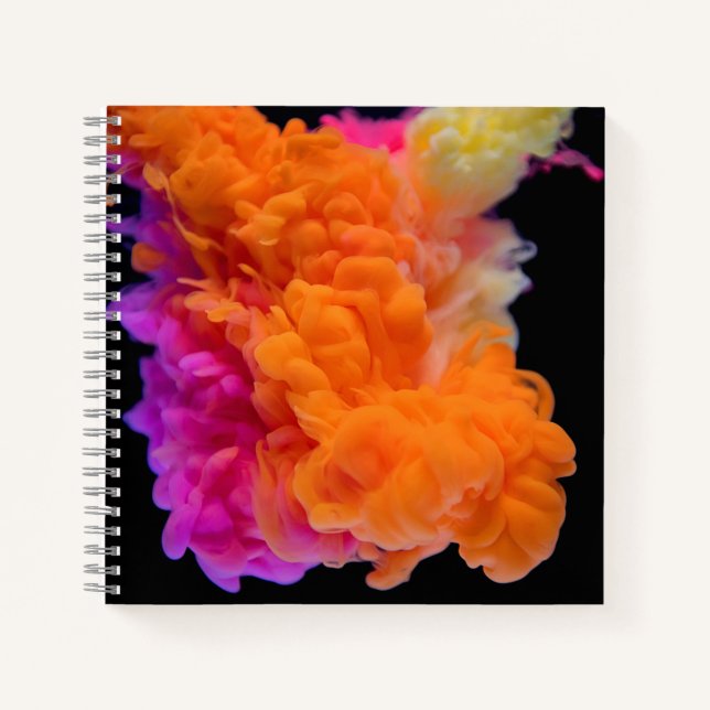 Cuaderno de espiral de 8.5" x 8.5" (Anverso)