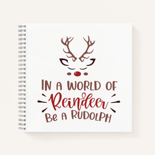 Cuaderno de espiral de 8.5" x 8.5" (Anverso)