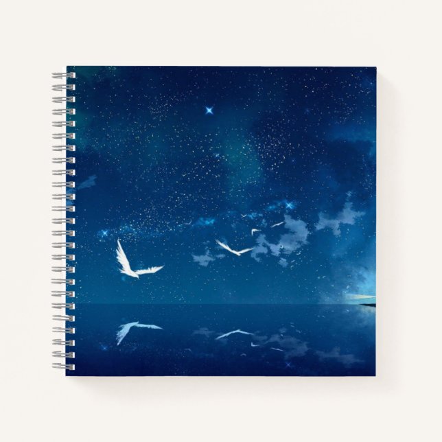 Cuaderno de espiral de 8.5" x 8.5" (Anverso)