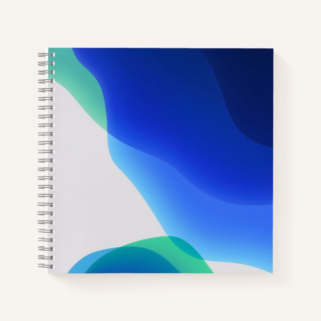 Cuaderno de espiral de 8.5" x 8.5" (Anverso)