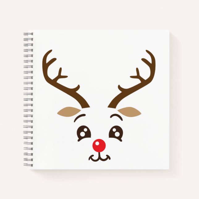 Cuaderno de espiral de 8.5" x 8.5" (Anverso)