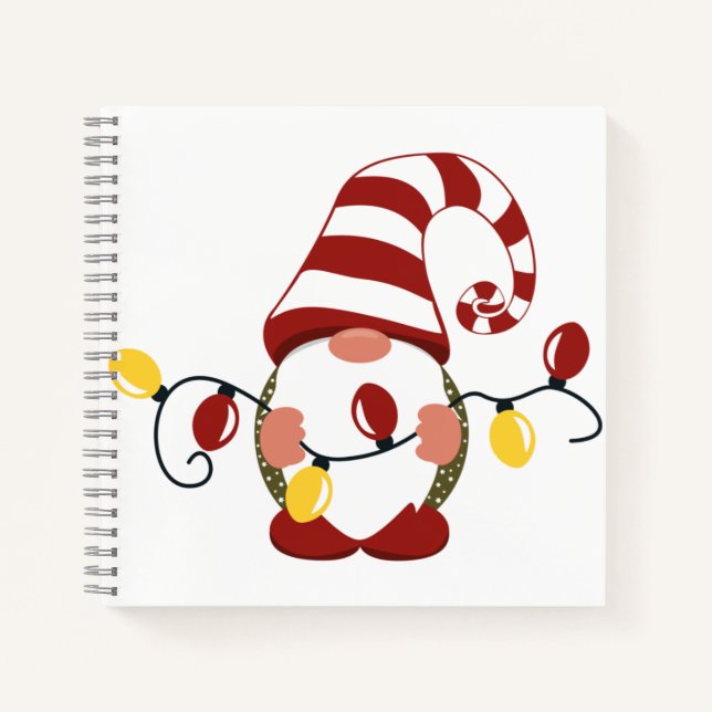 Cuaderno de espiral de 8.5" x 8.5" (Anverso)