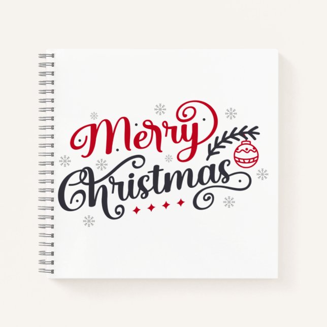 Cuaderno de espiral de 8.5" x 8.5" (Anverso)