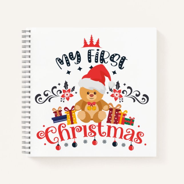 Cuaderno de espiral de 8.5" x 8.5" (Anverso)