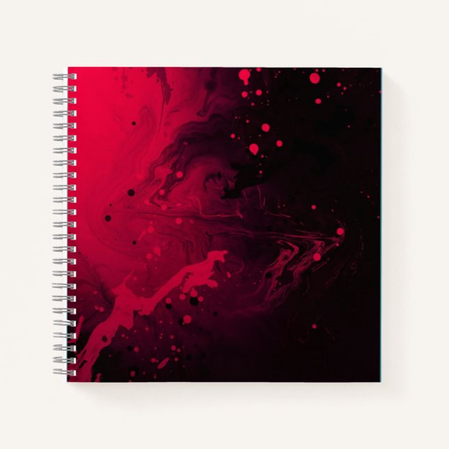 Cuaderno de espiral de 8.5" x 8.5" (Anverso)