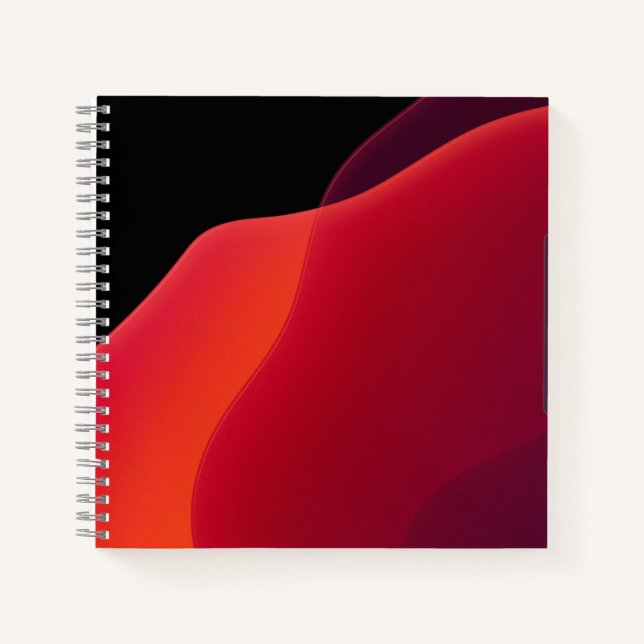 Cuaderno de espiral de 8.5" x 8.5" (Anverso)