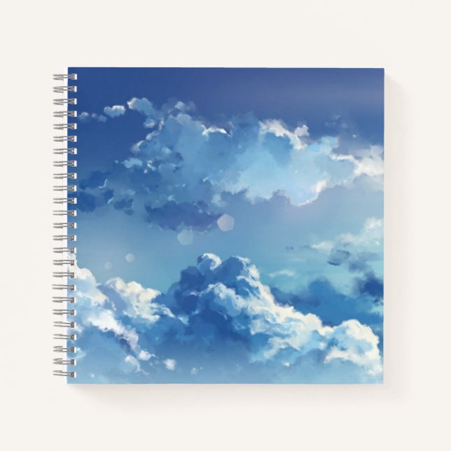 Cuaderno de espiral de 8.5" x 8.5" (Anverso)