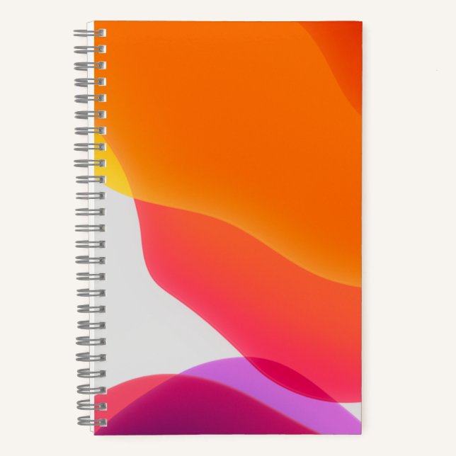 Cuaderno de espiral de 8.5" x 8.5" (Anverso)