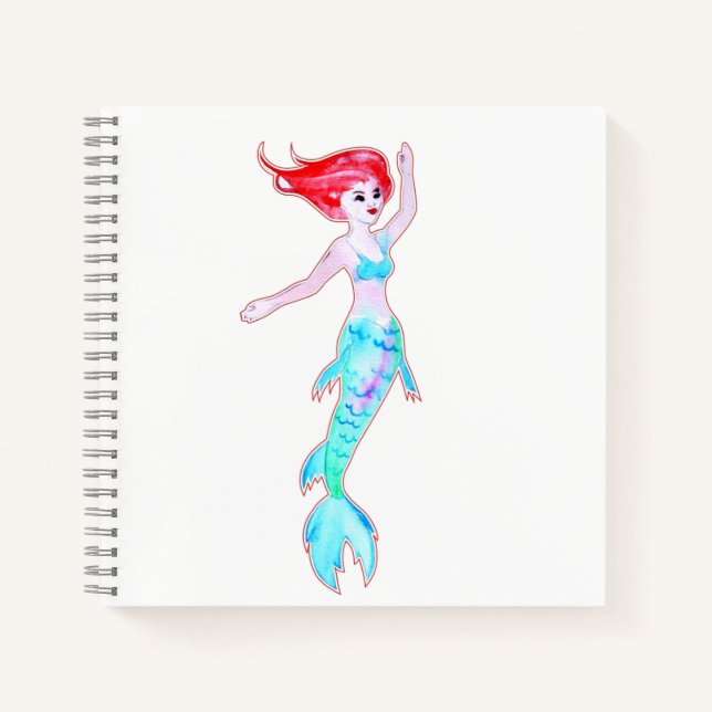 Cuaderno de espiral de 8.5" x 8.5" (Anverso)
