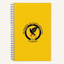 Cuaderno de espiral de caballería - Oro Cav