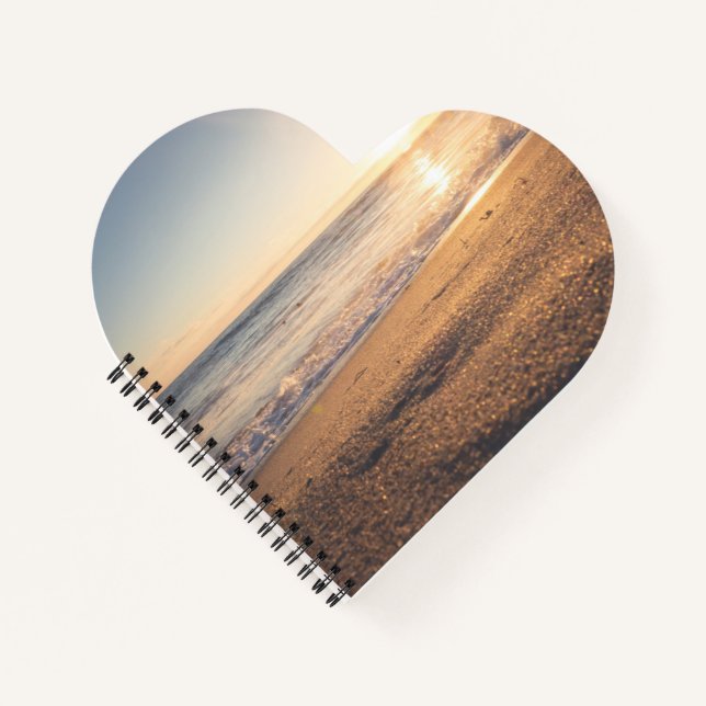 Cuaderno de espiral de corazón (Anverso)