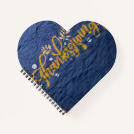 Cuaderno de espiral de corazón