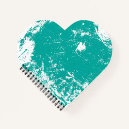 Cuaderno de espiral de corazón