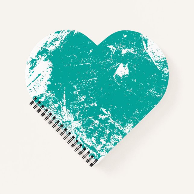 Cuaderno de espiral de corazón (Anverso)