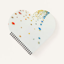 Cuaderno de espiral de corazón
