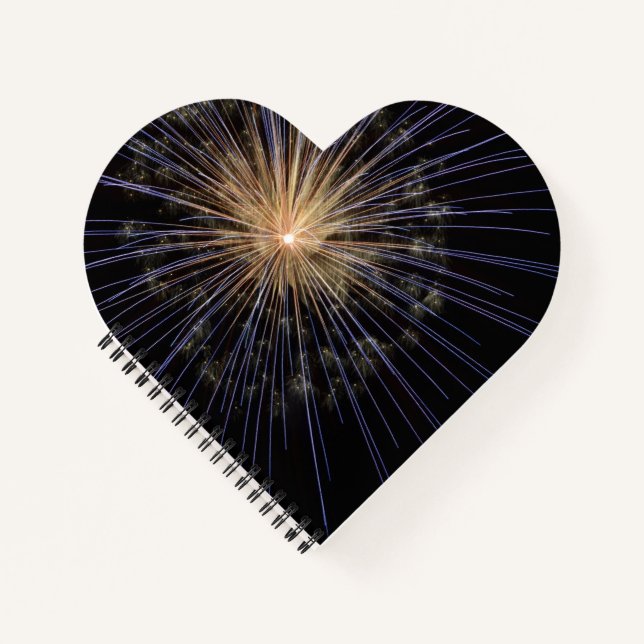 Cuaderno de espiral de corazón (Anverso)