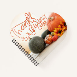 Cuaderno de espiral de corazón