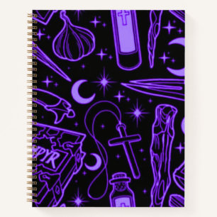 Cuaderno de espiral de cubierta dura con temática