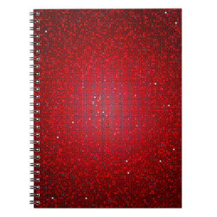 Cuaderno de Espiral de Disco Glitz de Secuina de P