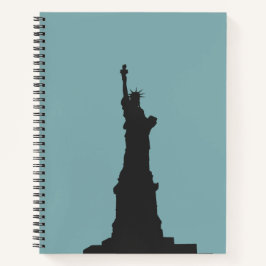 Cuaderno de Espiral de la Estatua de la Libertad