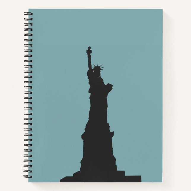 Cuaderno de Espiral de la Estatua de la Libertad (Anverso)
