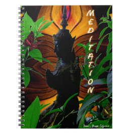 Cuaderno de espiral de meditación de Buda de Sabid