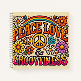 Cuaderno de Espiral de Paz, Amor y Groovness