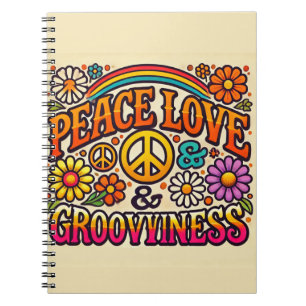 Cuaderno de Espiral de Paz, Amor y Groovness