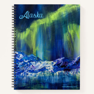 Cuaderno de espiral de Reflexiones Glaciales de Al