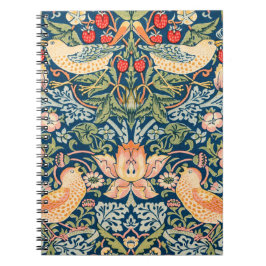 Cuaderno de espiral de William Morris 'Strawberry 