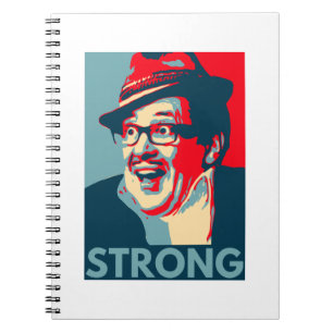 Cuaderno de espiral divertido Arthur Strong